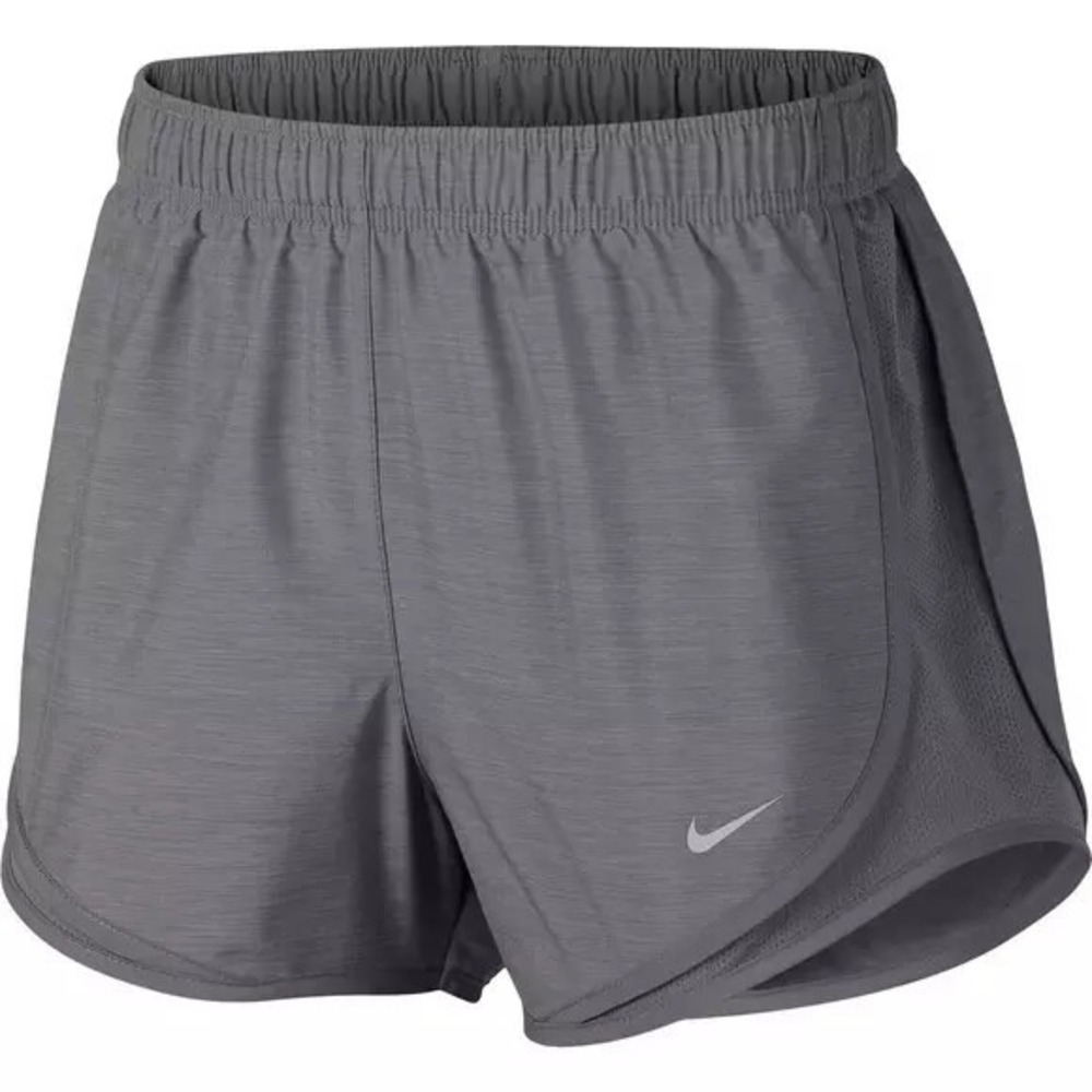 NWT Nike Womens 3" Heathered Tempo Running Shorts Gray Dri-FIT Medium